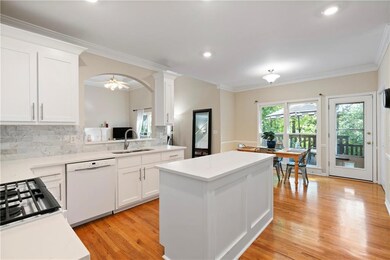 kitchen view from the dining room