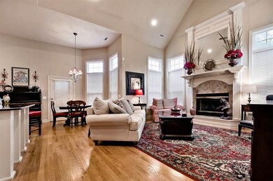 Open Floorplan in Family Room and Kitchen Area wit