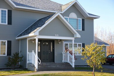 Common, secured entry inside the porch