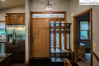   Entry foyer from upper entrance.