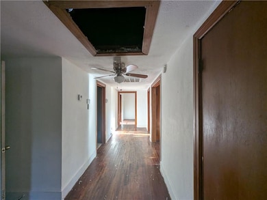 Hall from bedroom to living