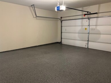 New epoxy garage floor