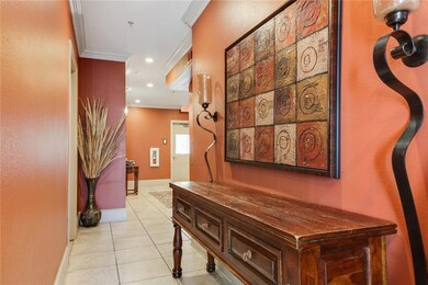 Entrance foyer of building