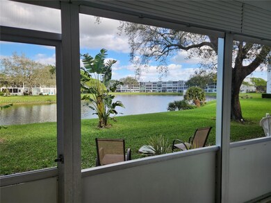 Screened in Patio has shutters