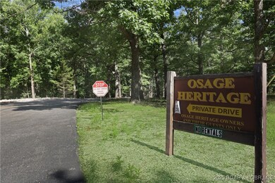 Osage Heritage entrance sign.