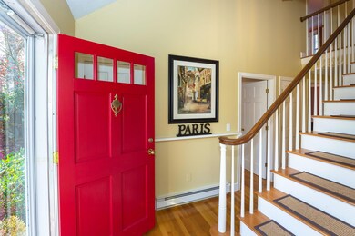 Hardwood foyer