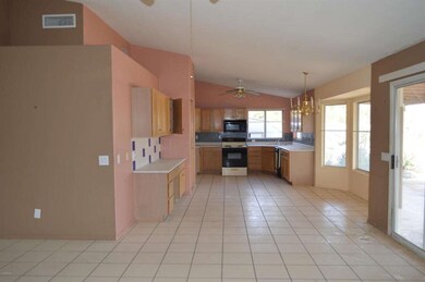 Kitchen and dining area