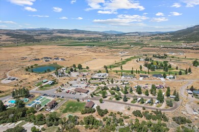 Aerial View of Skyline Mountain Resort from the South looking to the North.