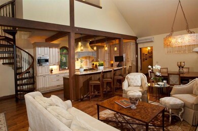 The Kitchen, dining area, and Great Room