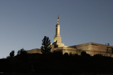 View from lot at Sunset