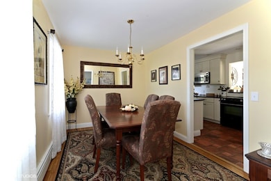 This beautiful formal dining room would make any m