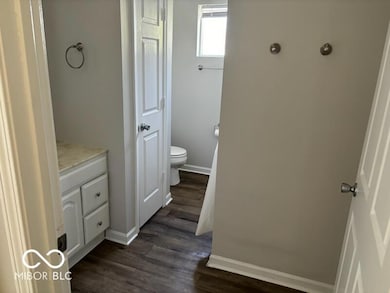 Large full bathroom upstairs, with an additional half bath on the main level.