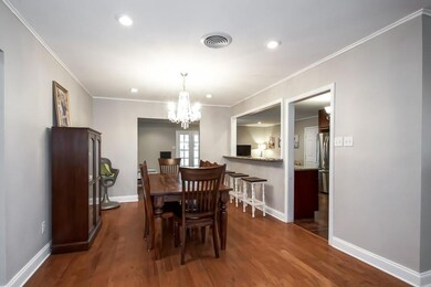 Large dining room.