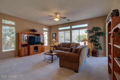 Great room from dining area