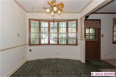 Dining nook offers view of pool