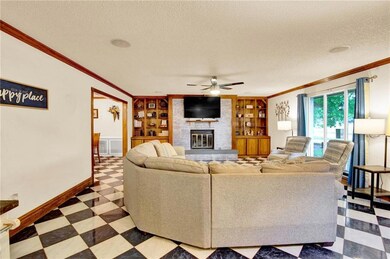 Large bright living room