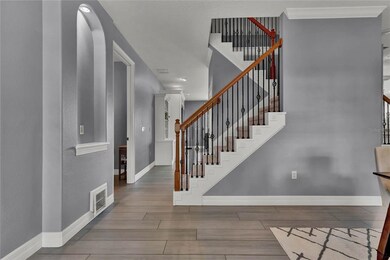 Foyer that welcomes guests into the home