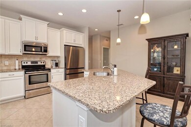 Kitchen with granite counters & stainless steel ap