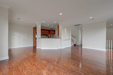 The Kitchen looking into the living area