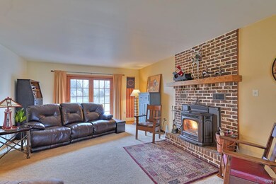 Doors to back decks from living room