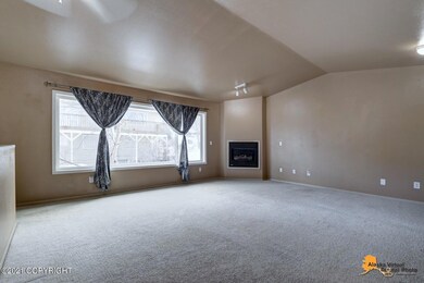 Top floor living room w fireplace