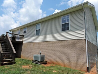Left rear of home