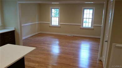 View from Kitchen into Dining Room