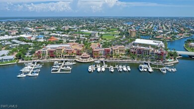 Drone / aerial view of a nearby body of water and
