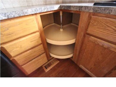 Lazy Susan, new hardwood floors