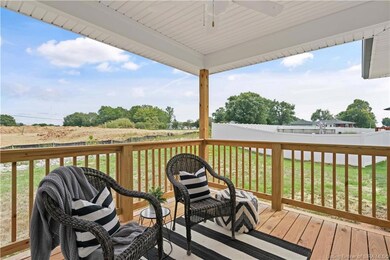 Covered deck.