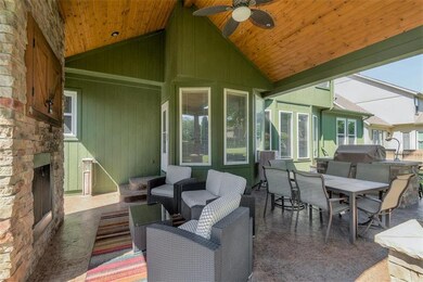 Plenty of room to grill, eat, or just sit by the f