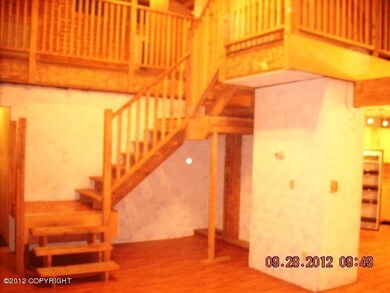 Staircase to upper level