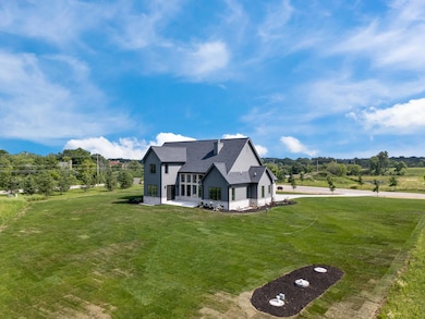 Rear view of the house