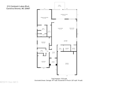 mls-Measurements for 213 Calabash Lakes