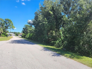 Looking east - property on right side