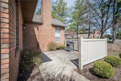 Patio with privacy fence