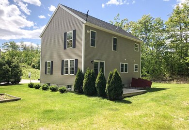 Rear of the home