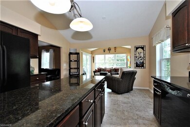 Kitchen looking into the Sun Room.