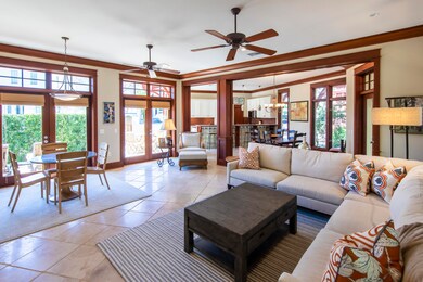 Open living & dining area
