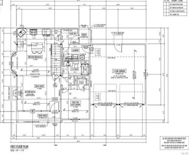 First floor plan.
