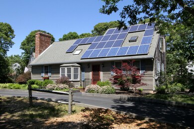 Front exterior w/ leased solar