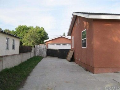 Long driveway to 2 car detached garage