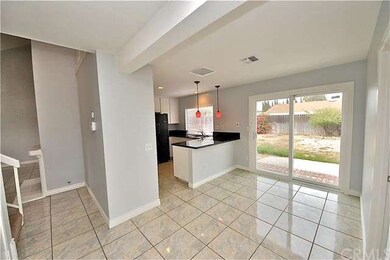 Kitchen with informal dining area or game room