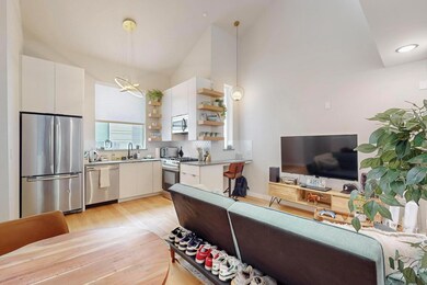 Kitchen featuring appliances with stainless steel