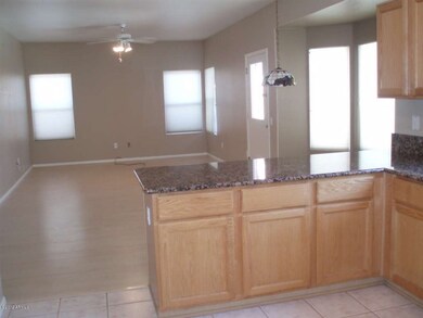 Kitchen facing family room