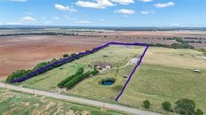Bird's eye view featuring a rural view