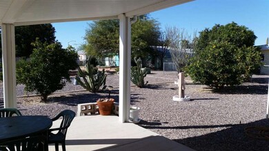 Low maintenance  vinyl covered patio