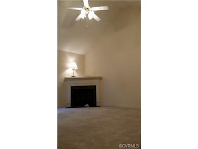 Great Room with Vaulted Ceiling & Gas Fireplace