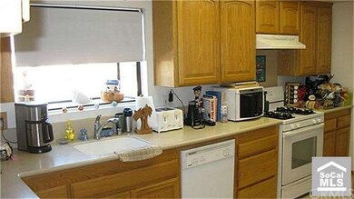 Kitchen on upper level