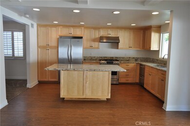 Remodeled kitchen with stainless steel appliances